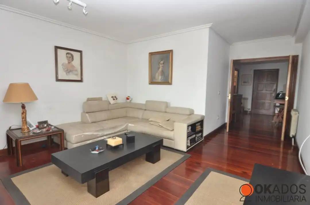Sala d'estar de Pis en venda en Donostia - San Sebastián  amb Calefacció, Terrassa i Traster
