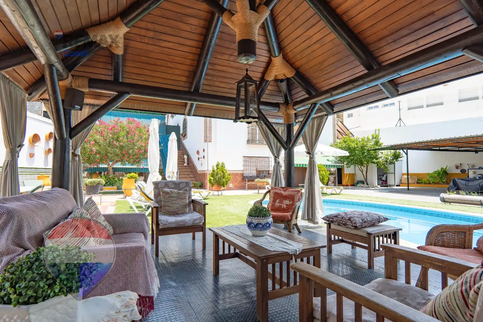 Terrace of Houses for sale in Cuevas Bajas  with Heating, Private garden and Swimming Pool