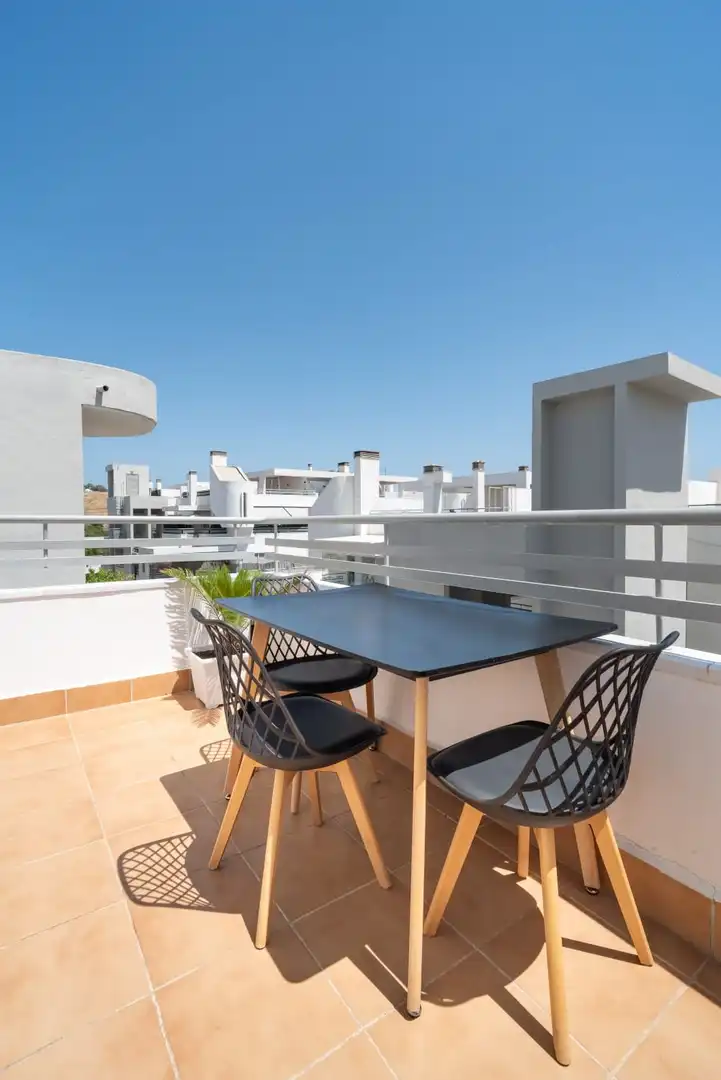 Terraza de Dúplex en venta en Mijas con Aire acondicionado, Terraza y Piscina