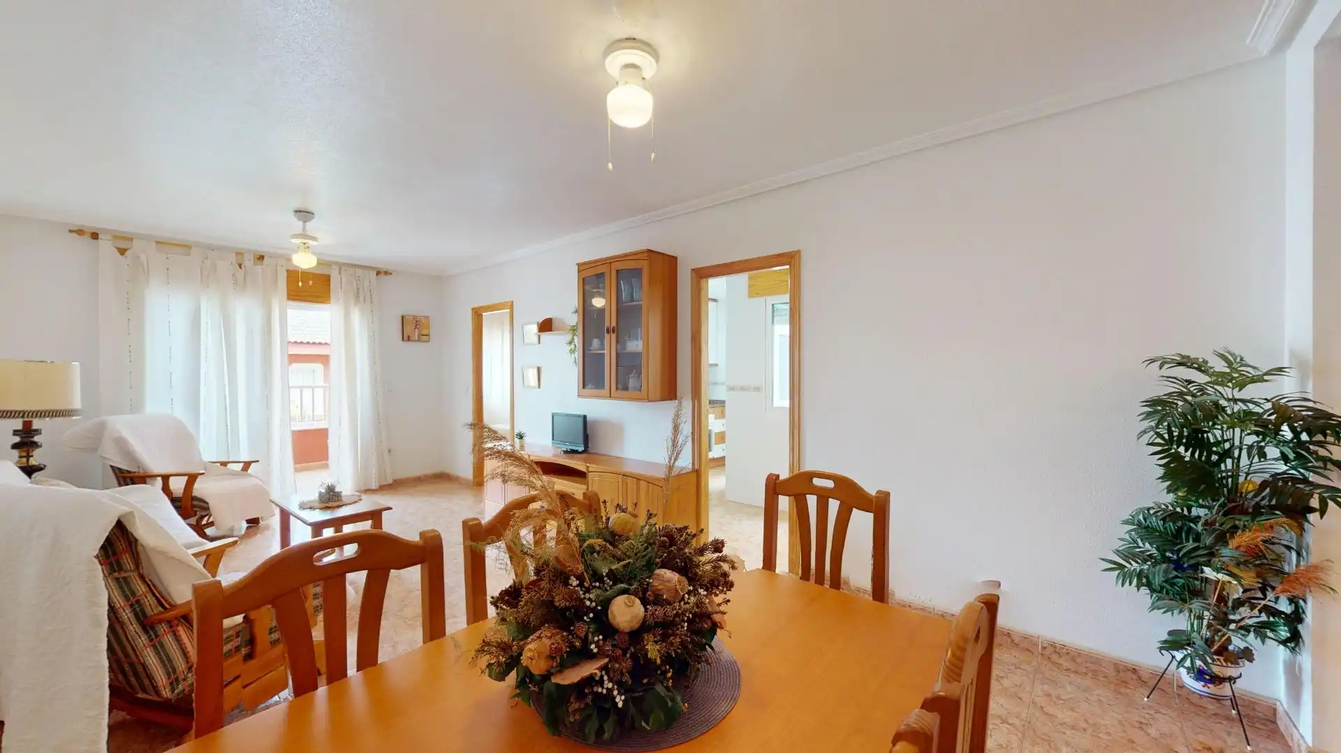 Comedor de Apartamento en venta en San Pedro del Pinatar con Terraza, Amueblado y Balcón