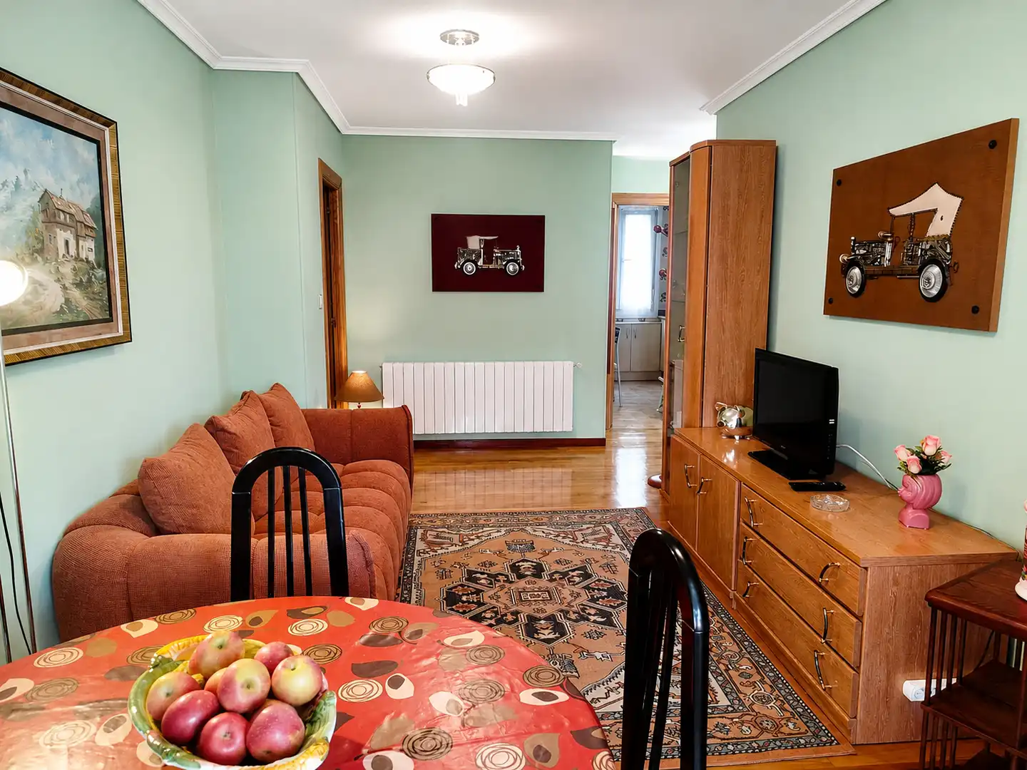 Wohnzimmer von Wohnung zur Miete in Santander mit Heizung, Abstellraum und Möbliert