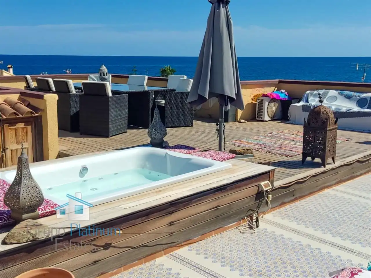 Terraza de Ático en venta en Cuevas del Almanzora con Aire acondicionado, Calefacción y Piscina