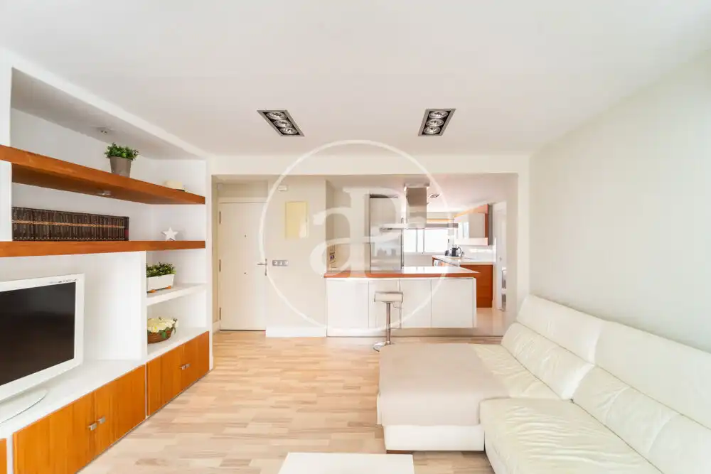 Living room of Flat for sale in Benidorm  with Heating, Terrace and Furnished