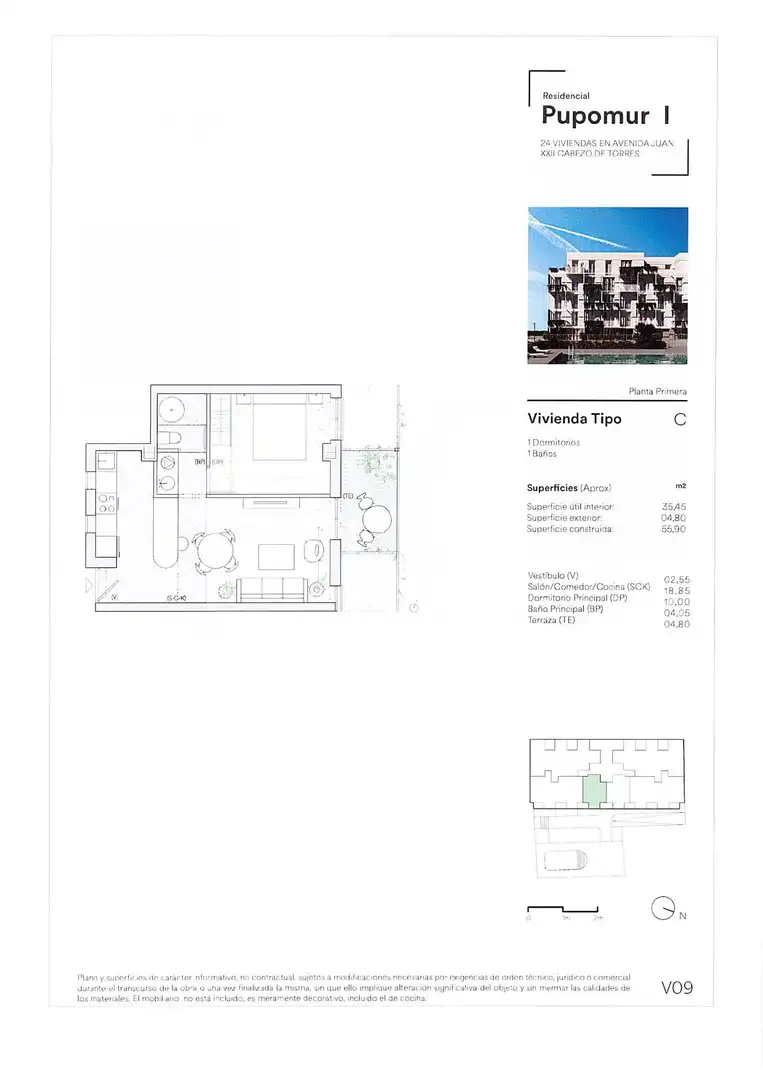 Wohnung zum Verkauf in Murcia mit Heizung, Privatgarten und Terrasse