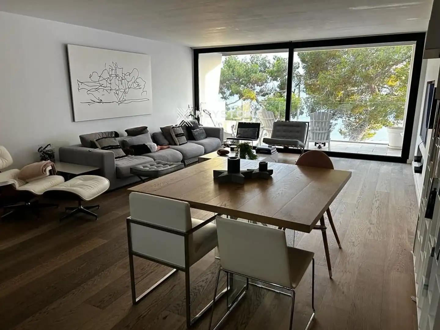 Living room of Flat for rent in Alcúdia  with Air Conditioner, Terrace and Furnished