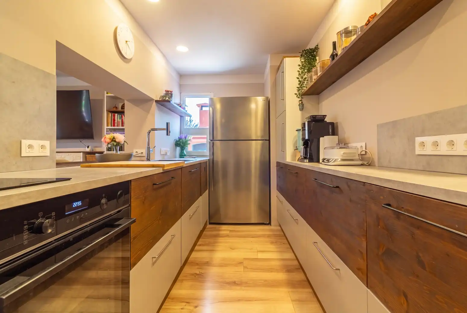 Cuina de Casa o xalet en venda en Albalat dels Tarongers amb Aire condicionat, Jardí privat i Parquet