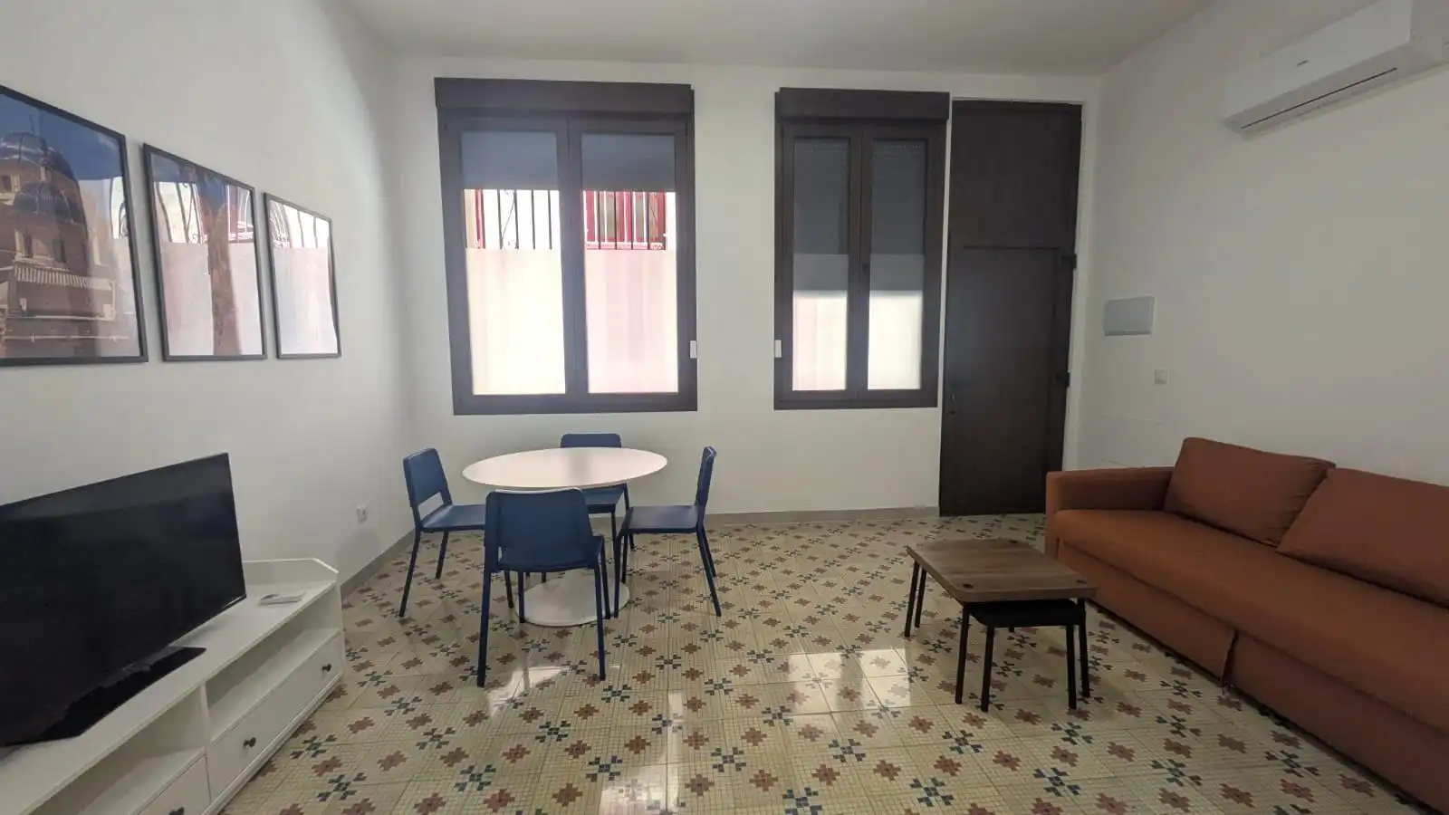 Sala d'estar de Planta baixa de lloguer en Elche / Elx amb Aire condicionat, Calefacció i Moblat