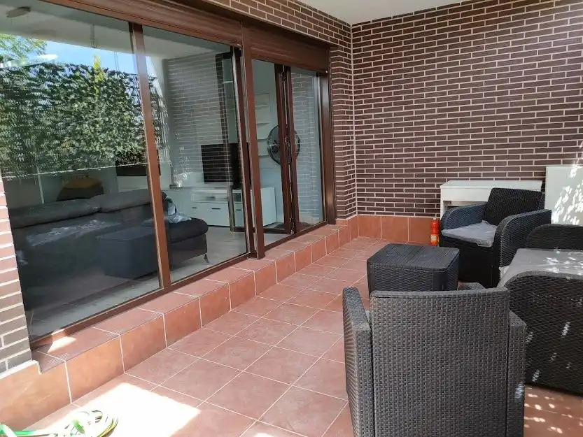 Terraza de Planta baja de alquiler en Colmenar Viejo con Calefacción, Jardín privado y Terraza