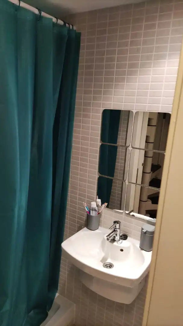 Badezimmer von Maisonette zur Miete in Palamós mit Klimaanlage, Terrasse und Möbliert