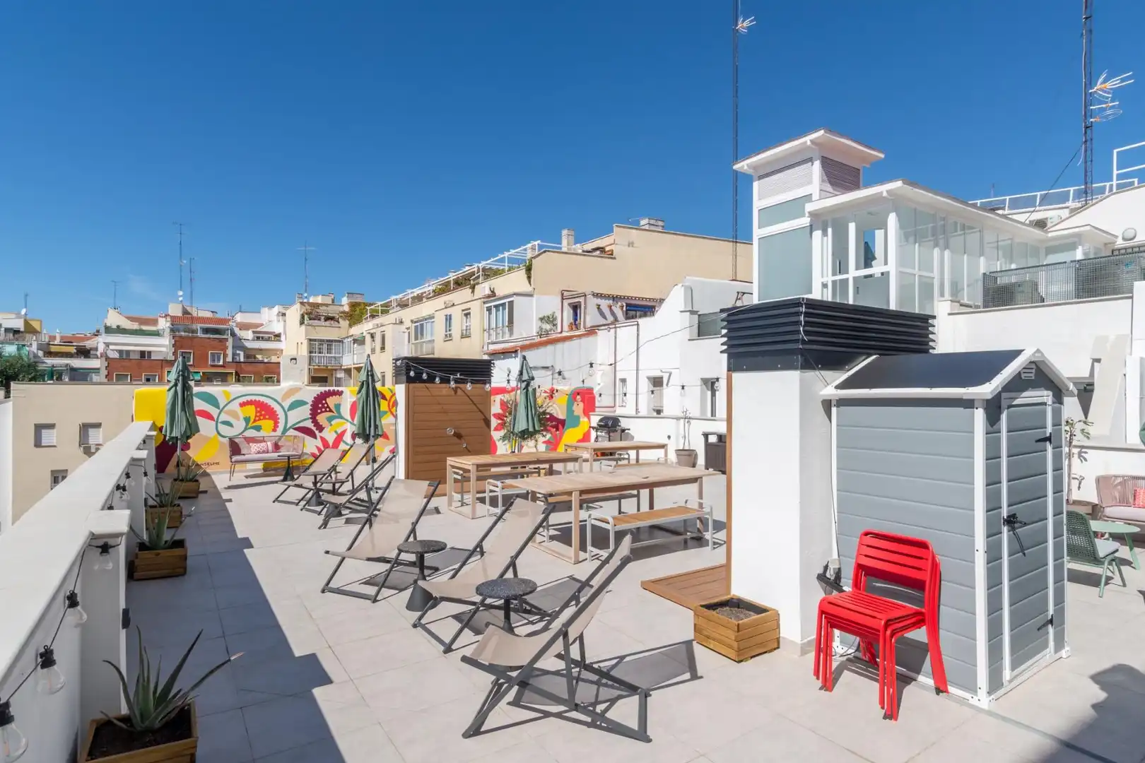 Terrace of Study for rent in Madrid