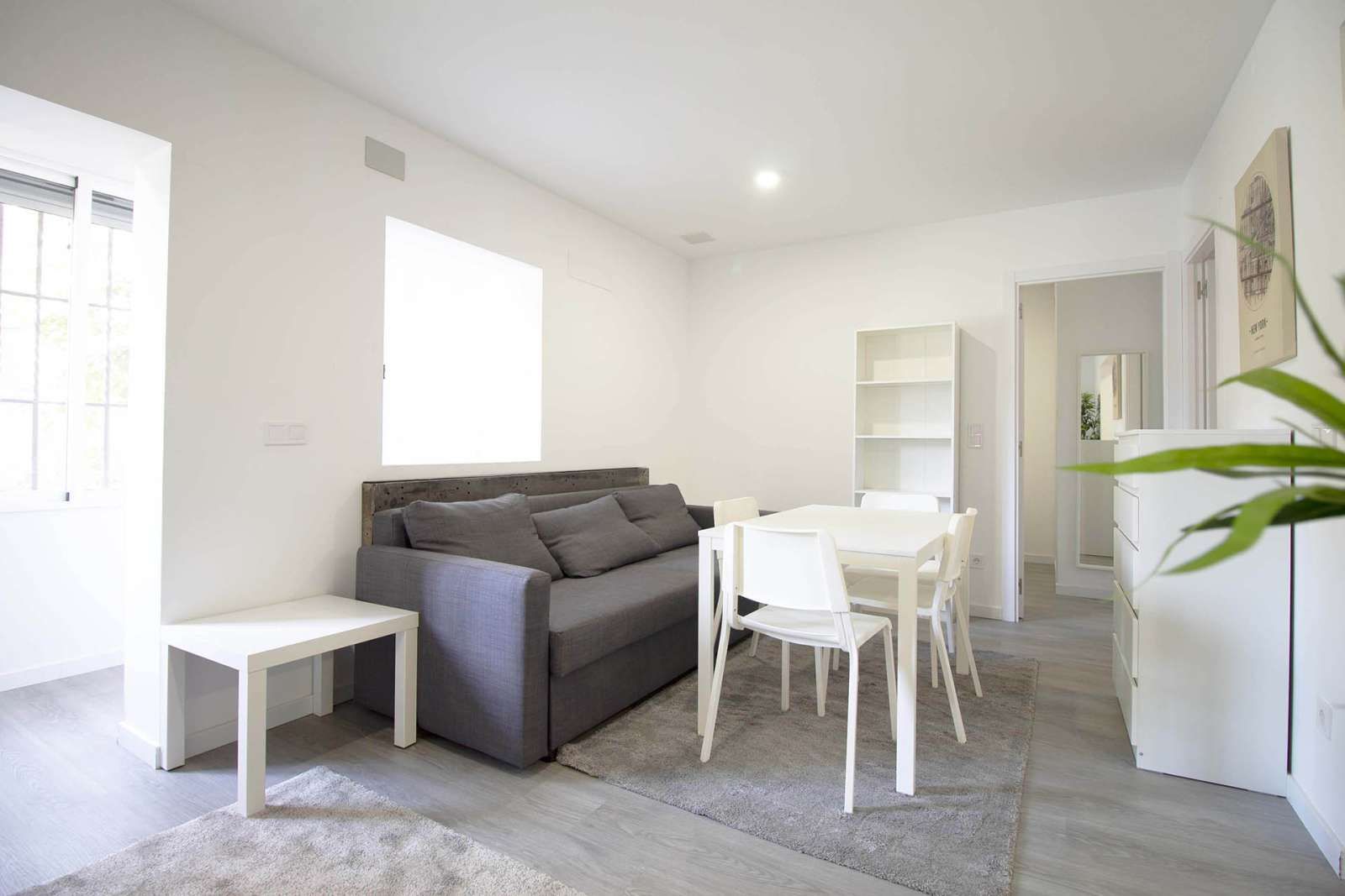 Sala d'estar de Apartament per a compartir en  Madrid Capital amb Aire condicionat, Calefacció i Terrassa