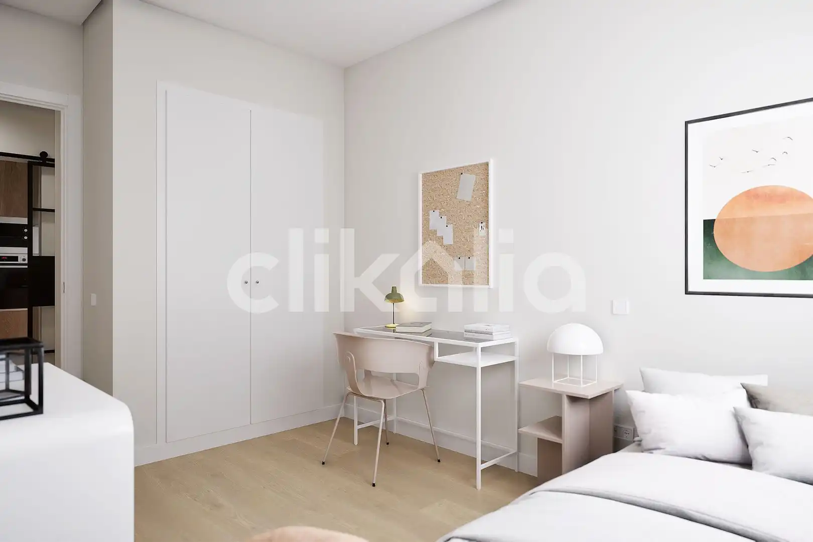 Bedroom of Flat for sale in Sevilla  with Air Conditioner and Terrace