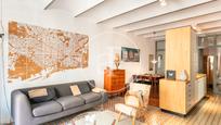 Living room of Flat for sale in  Barcelona Capital  with Air Conditioner, Terrace and Balcony