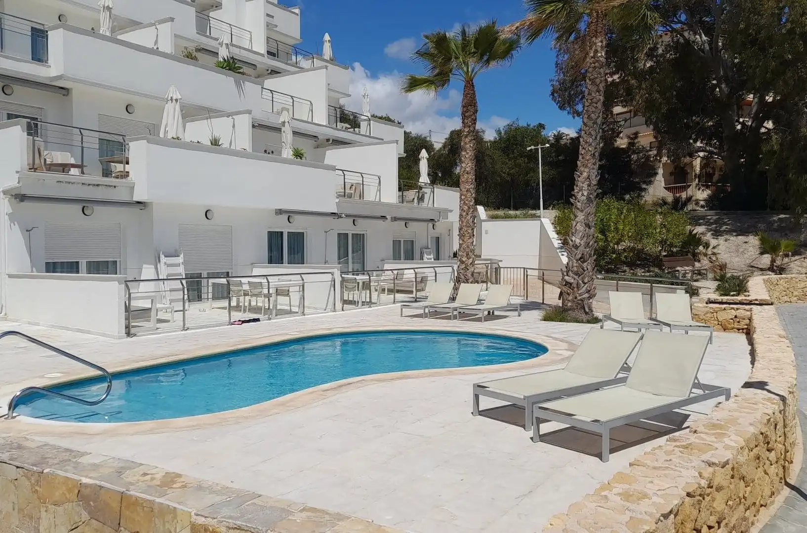 Schwimmbecken von Wohnungen zum Verkauf in El Campello