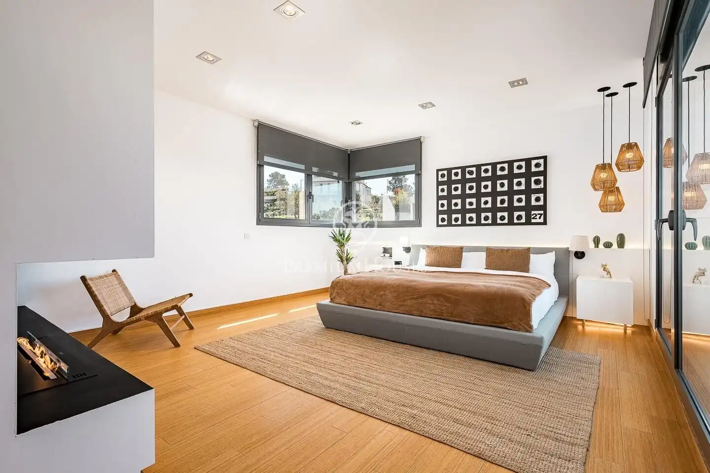 Bedroom of Houses for sale in Sant Cugat del Vallès  with Air Conditioner, Heating and Private garden