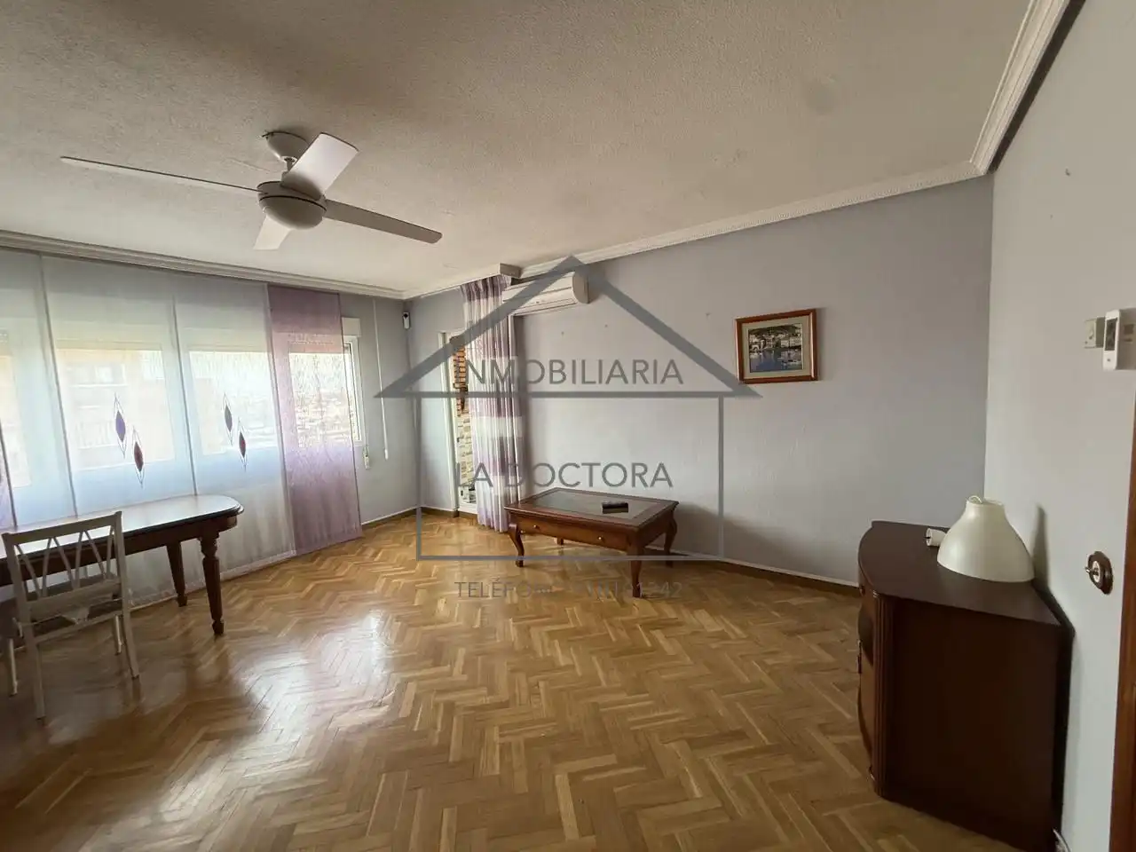 Wohnzimmer von Wohnung zur Miete in Móstoles mit Heizung, Parkett und Terrasse