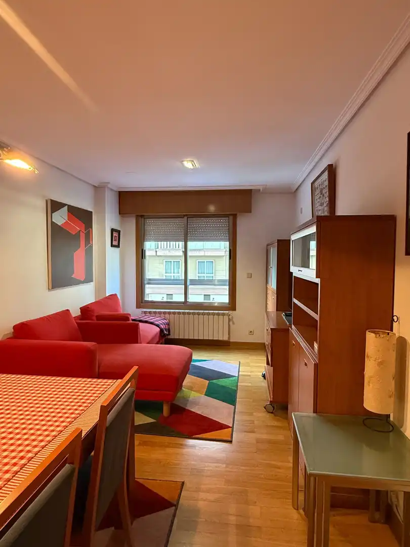 Sala d'estar de Pis de lloguer en A Coruña Capital  amb Calefacció