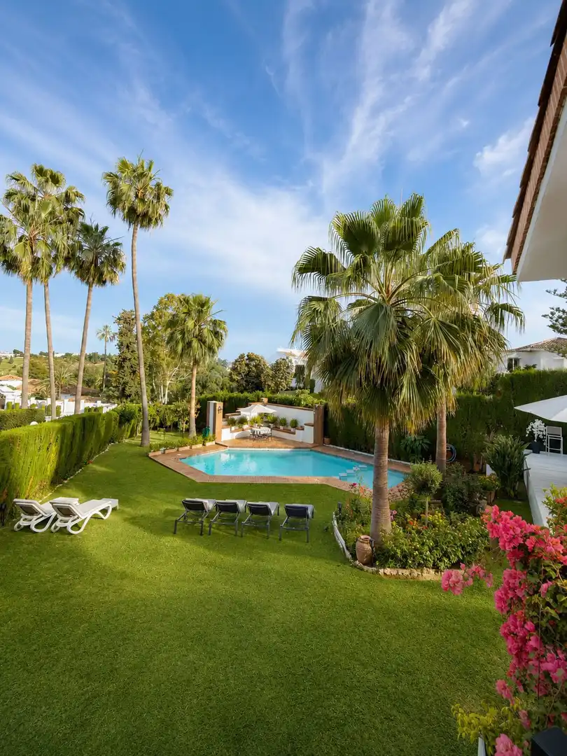 Garden of Houses for rent in Benahavís  with Air Conditioner, Private garden and Terrace