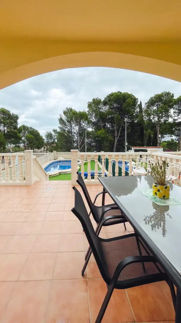 Terrassa de Casa adosada en venda en La Nucia amb Aire condicionat, Jardí privat i Terrassa