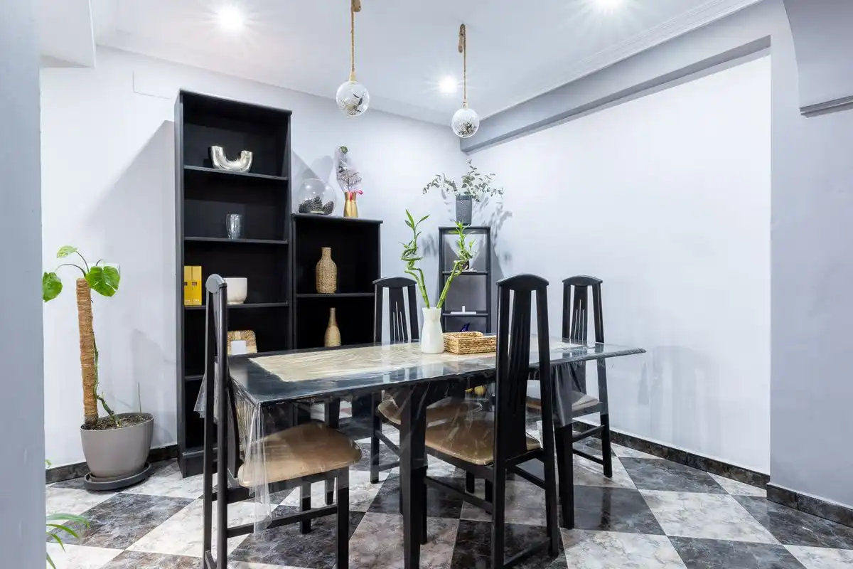 Esszimmer von Dachboden zum Verkauf in Foios mit Klimaanlage, Heizung und Terrasse
