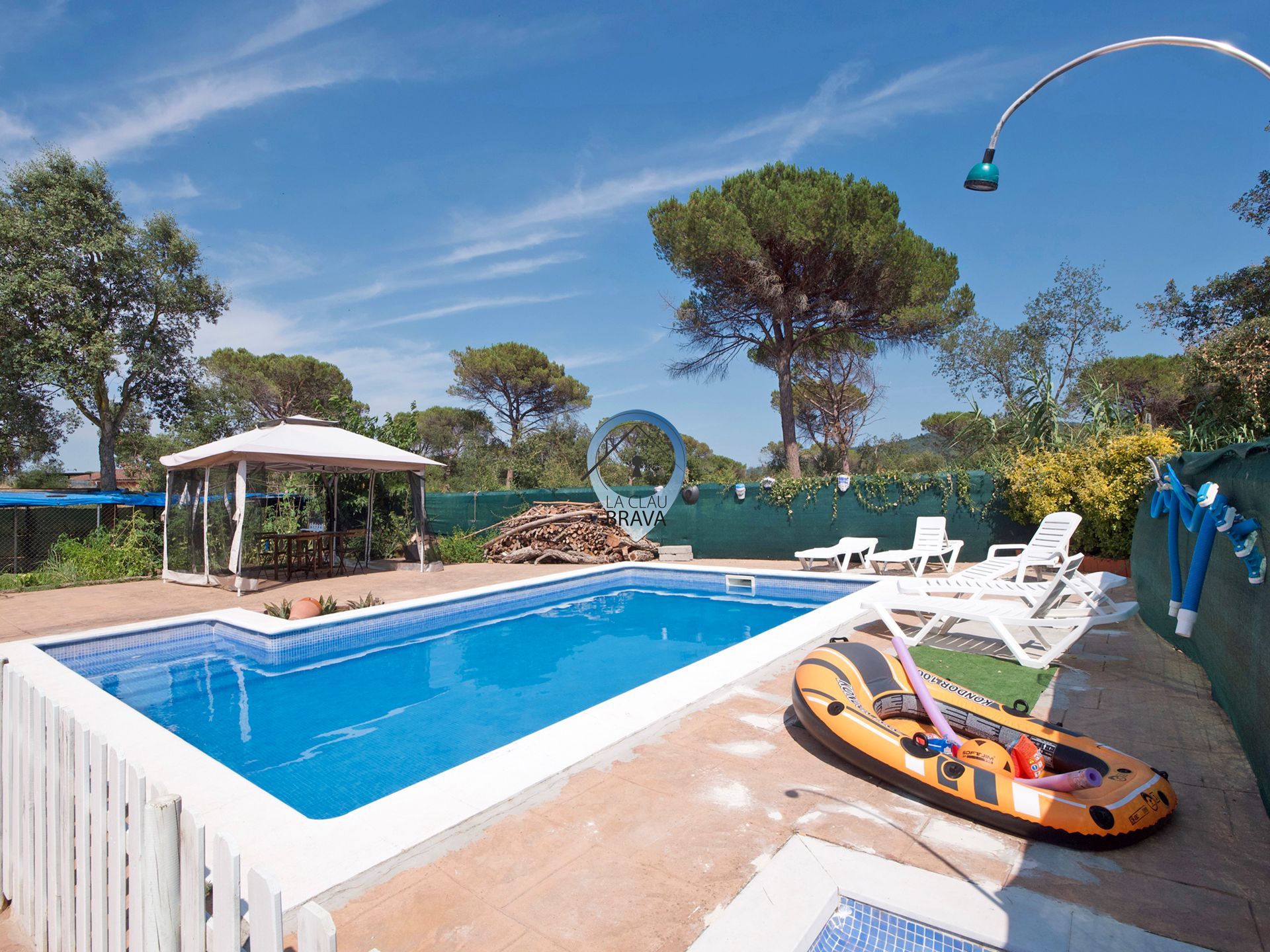 Swimming pool of House or chalet for sale in Vidreres  with Air Conditioner, Private garden and Swimming Pool