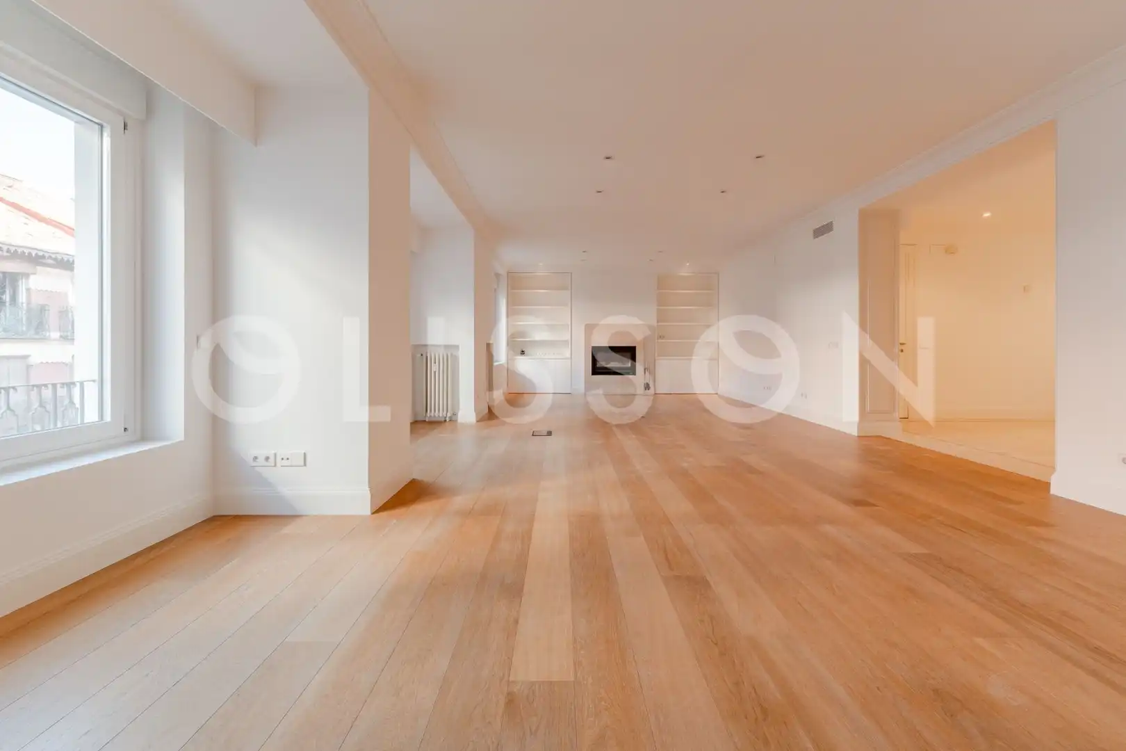 Sala de estar de Piso de alquiler en Madrid con Aire acondicionado, Calefacción y Trastero