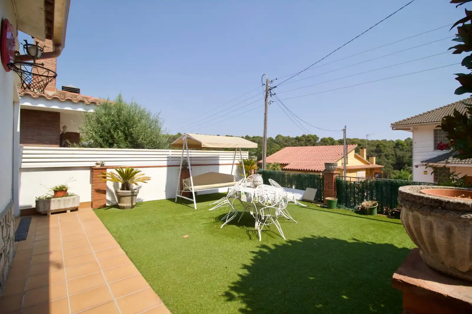 Terrassa de Casa o xalet en venda en Les Franqueses del Vallès amb Aire condicionat, Calefacció i Jardí privat