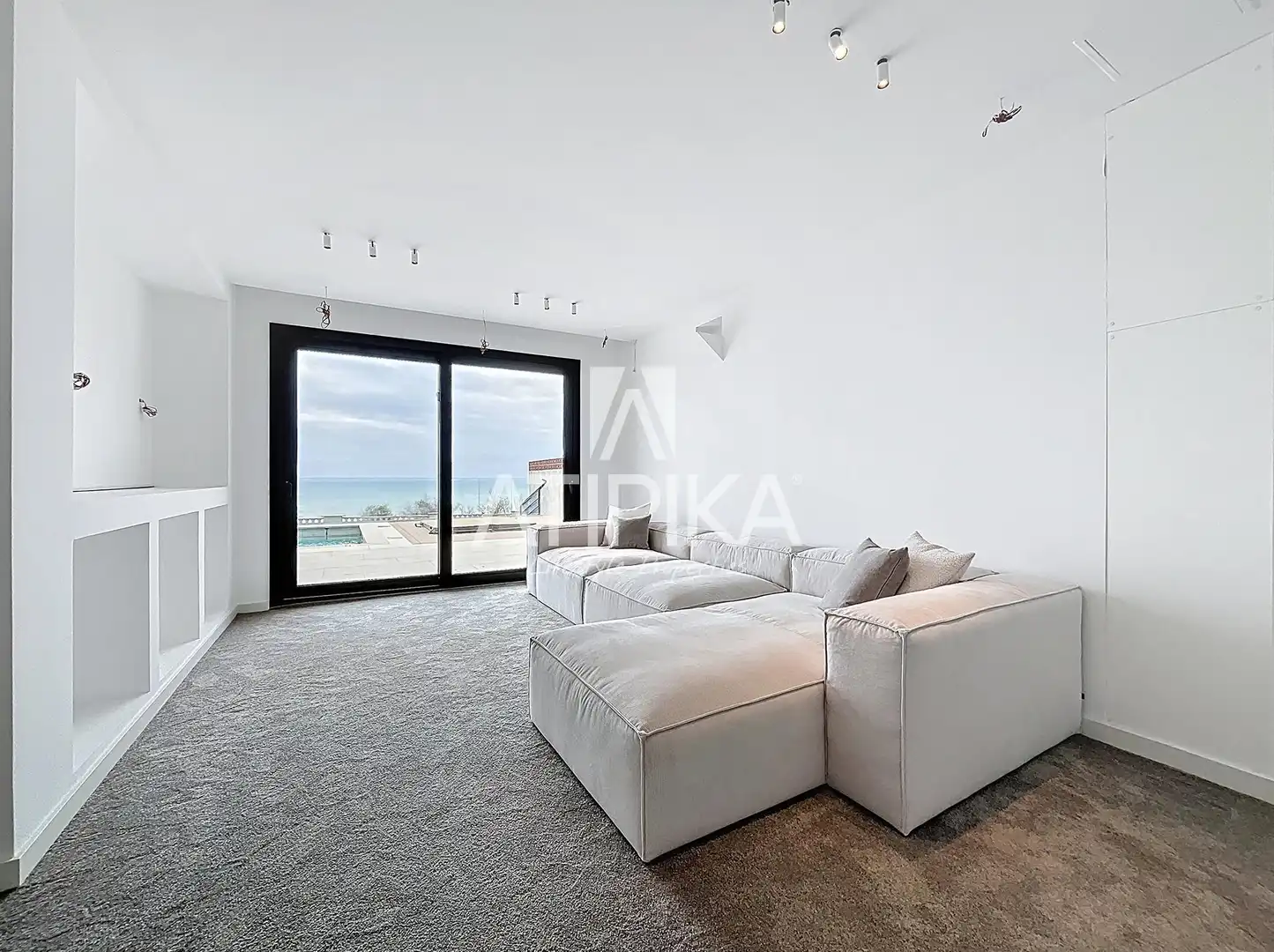 Living room of Houses for rent in Castelldefels  with Air Conditioner, Heating and Terrace