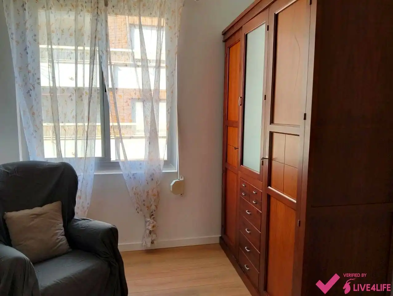 Bedroom of Flat for rent in Godella  with Furnished