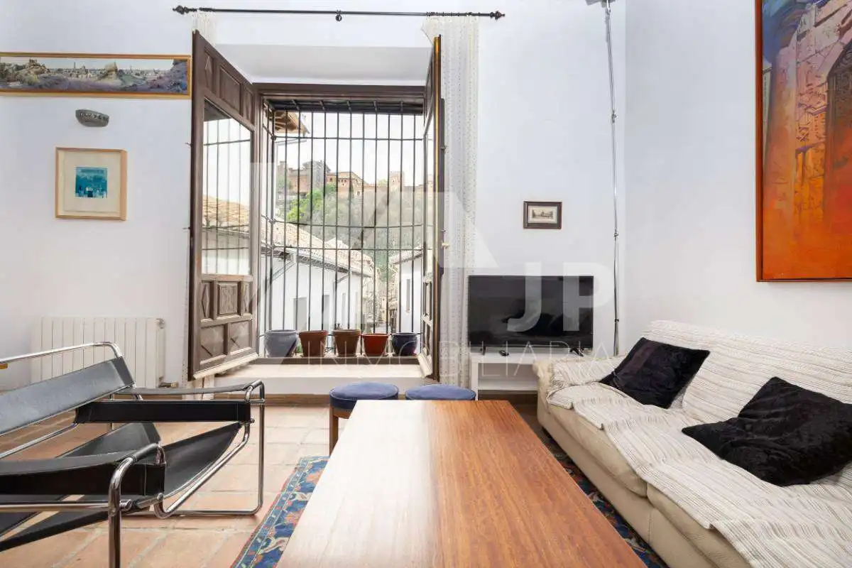 Living room of Duplexes for rent in Granada  with Heating, Furnished and Balcony