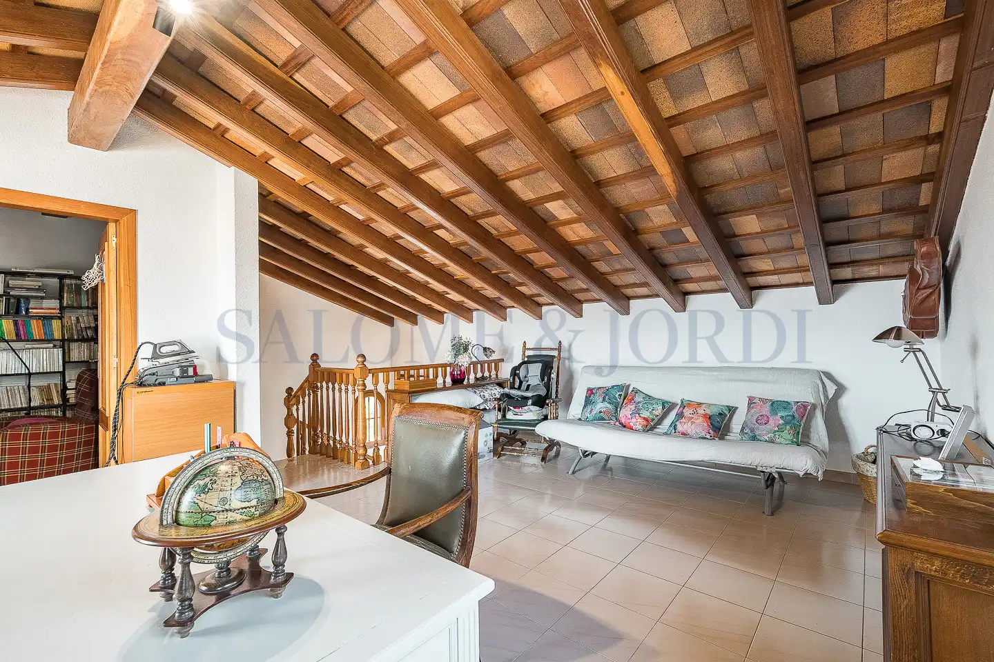 Sala de estar de Casa o chalet en venta en Vilassar de Dalt con Calefacción, Jardín privado y Piscina
