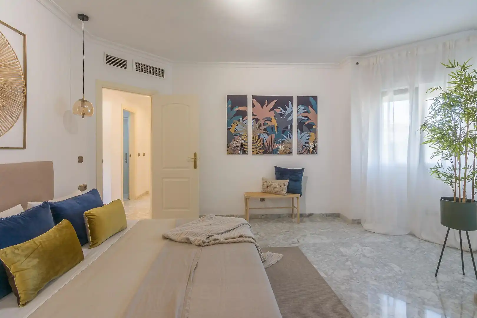 Bedroom of Flat for sale in Benalmádena  with Air Conditioner, Terrace and Balcony