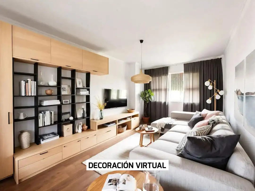 Living room of Flat for sale in Vitoria - Gasteiz  with Heating, Parquet flooring and Terrace