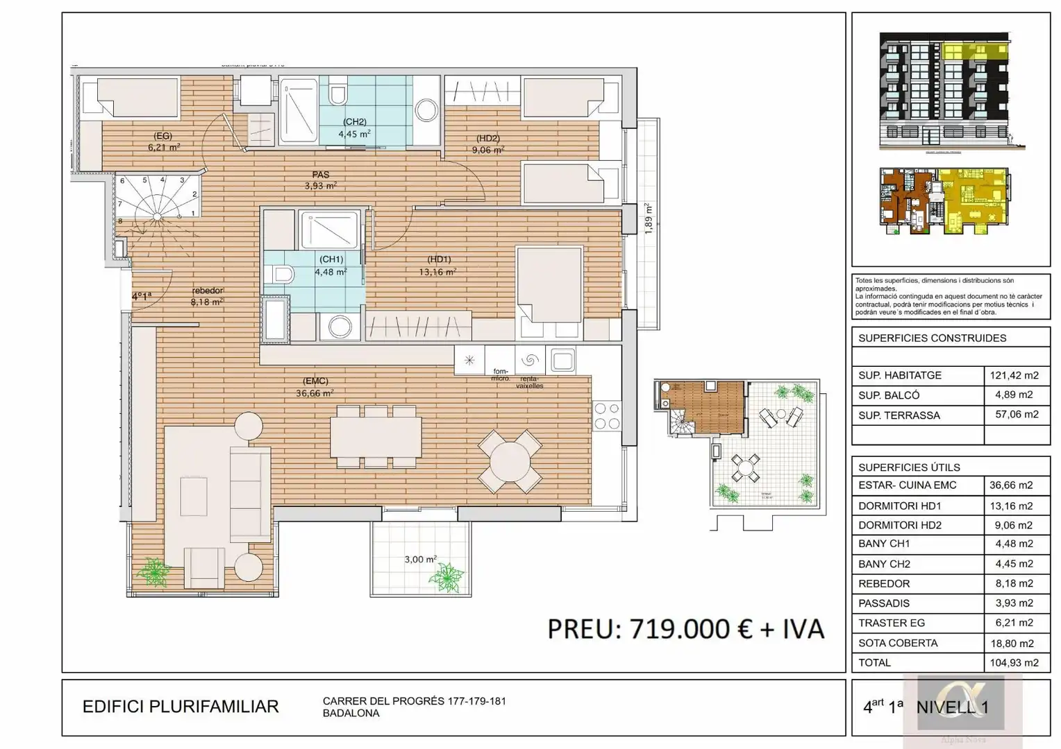 Ático en venta en Progres, 179, Progrés - Pep Ventura