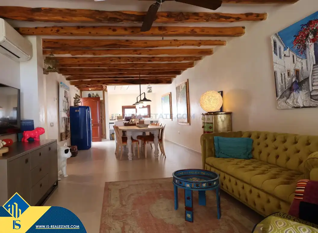 Wohnzimmer von Wohnung zum Verkauf in Santa Eulària des Riu mit Terrasse, Möbliert und Gemeinschaftspool