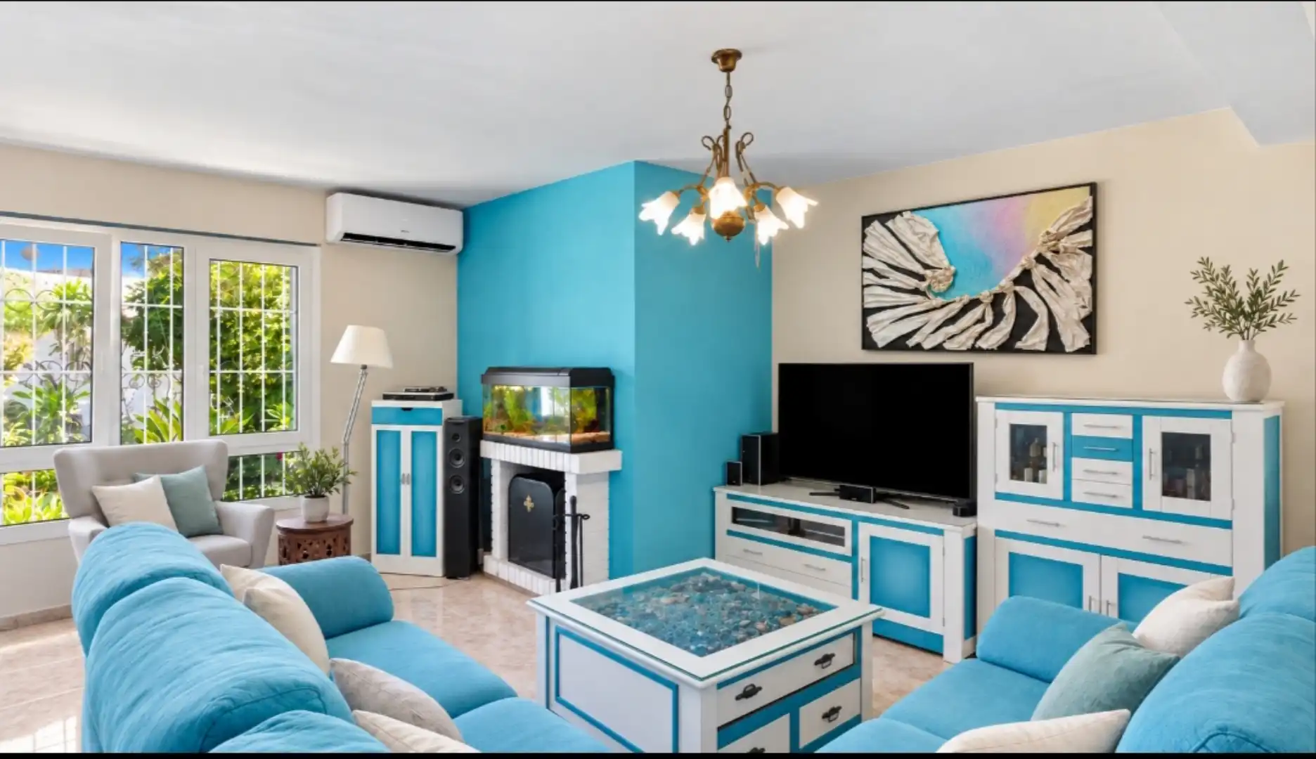 Sala de estar de Casa o chalet en venta en Marbella Centro