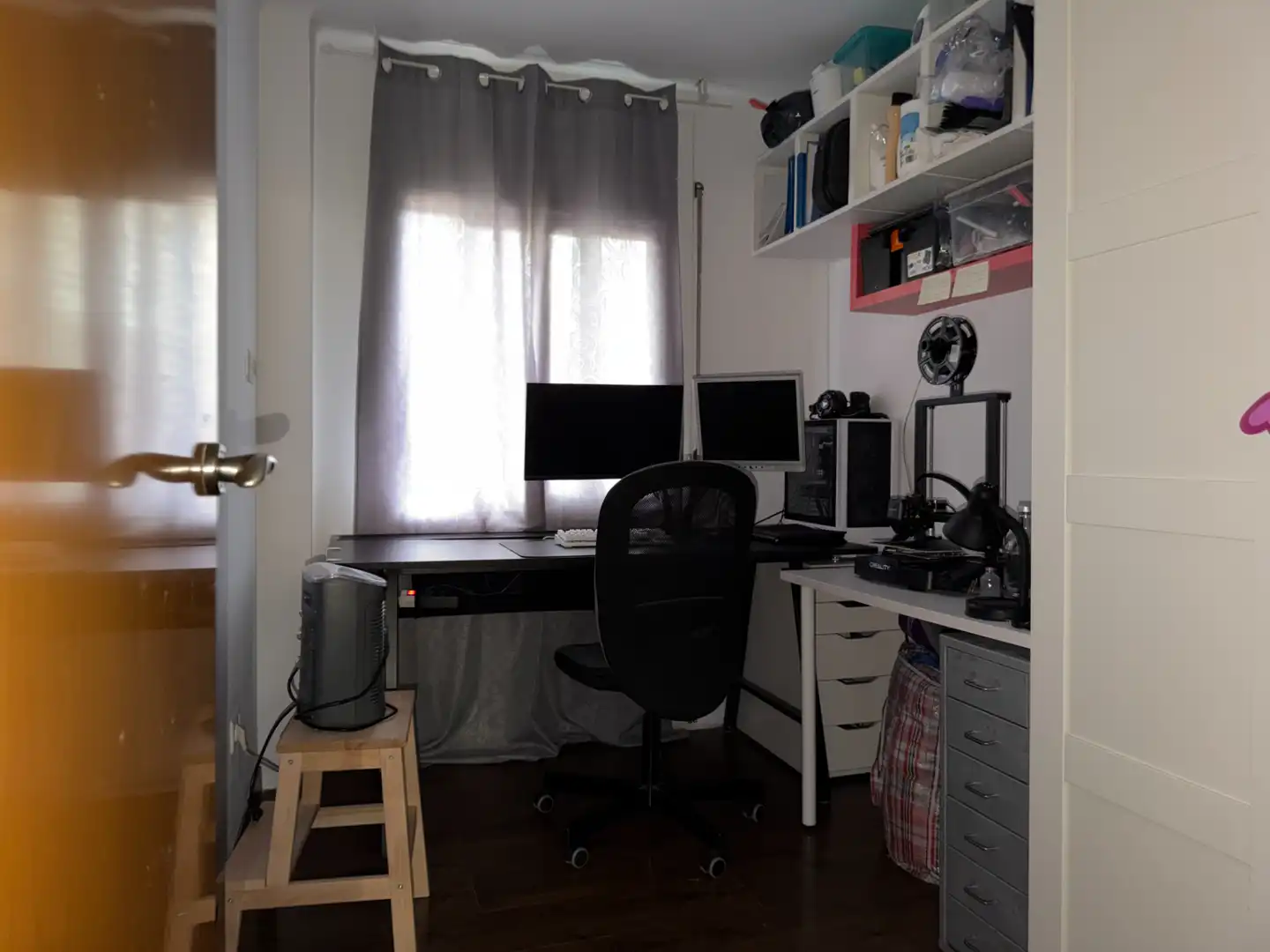 Schlafzimmer von Wohnung zum Verkauf in Badalona mit Klimaanlage, Heizung und Parkett