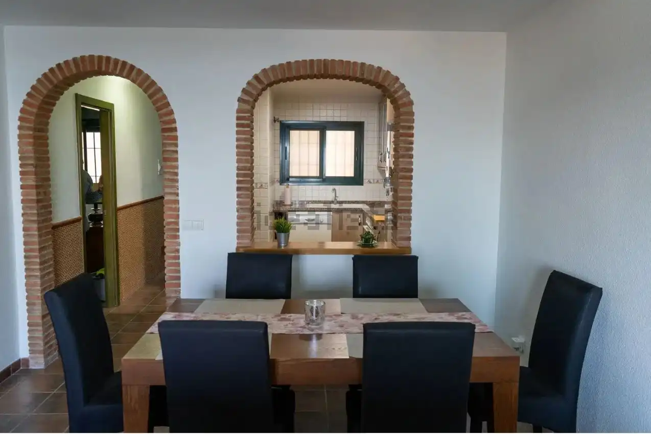 Dining room of Flat for sale in Torrox  with Air Conditioner, Terrace and Furnished