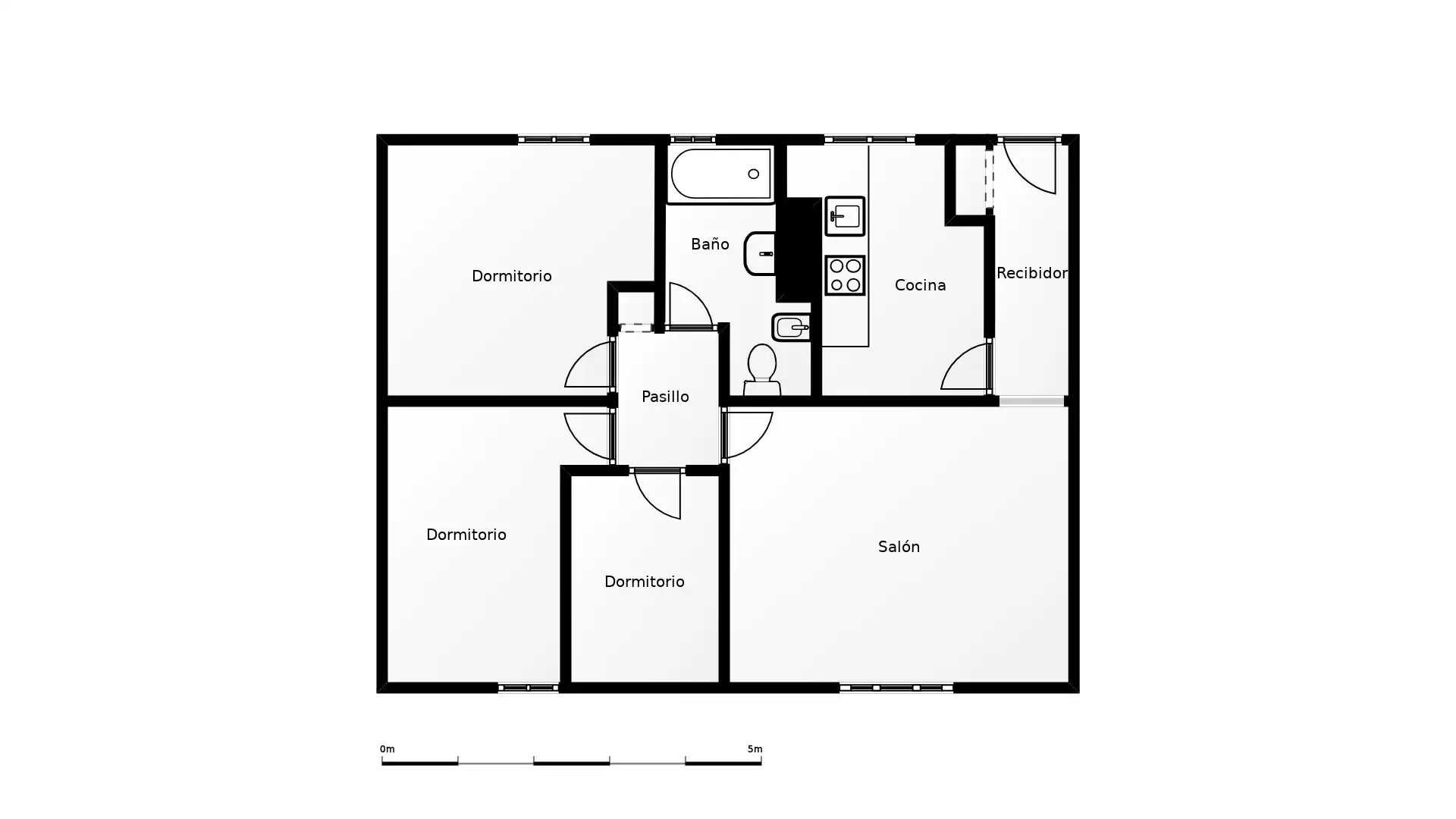 Piso en venta en Zaragoza con Calefacción y Amueblado