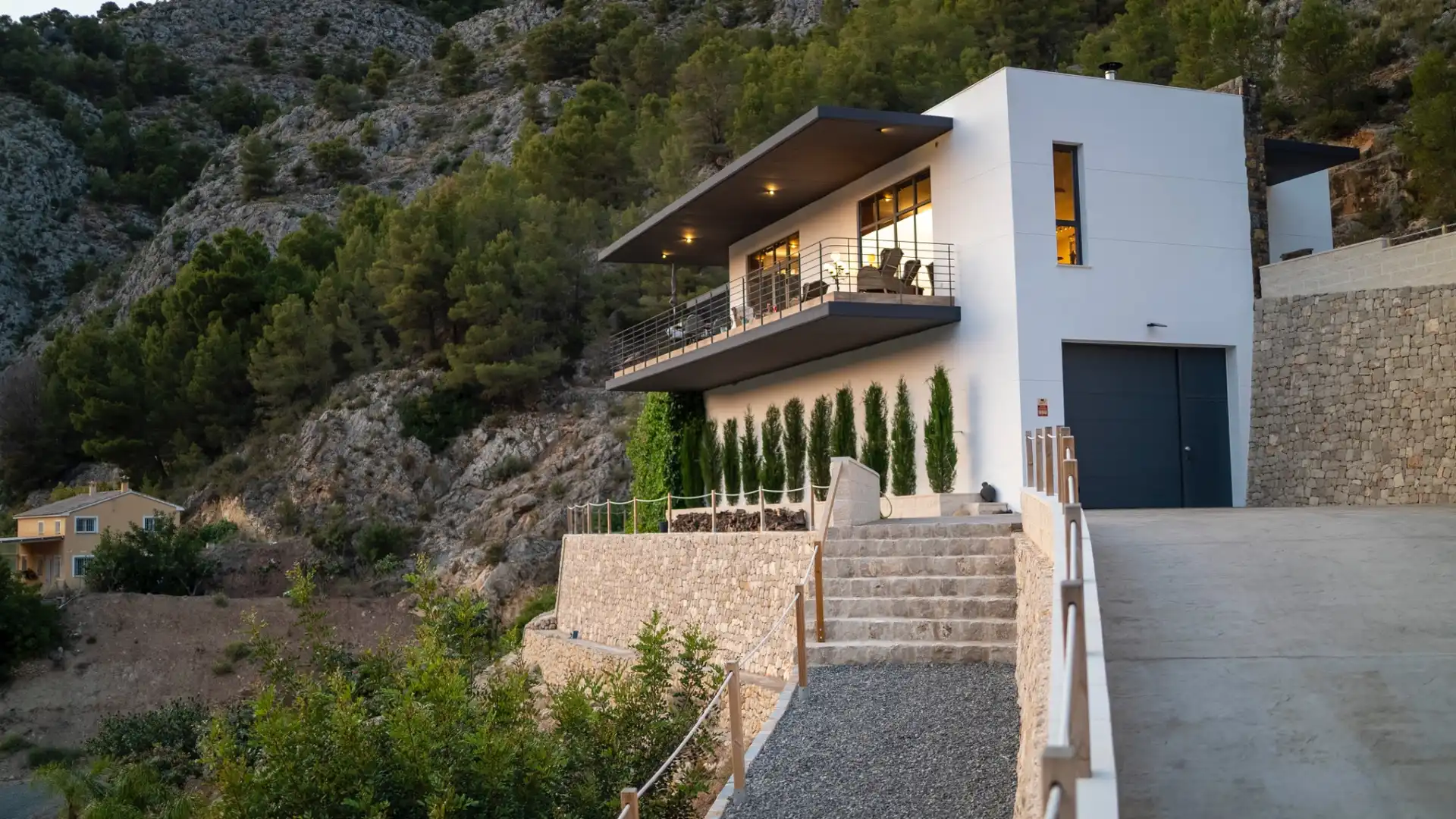 Vista exterior de Casa o chalet en venta en Callosa d'en Sarrià con Piscina