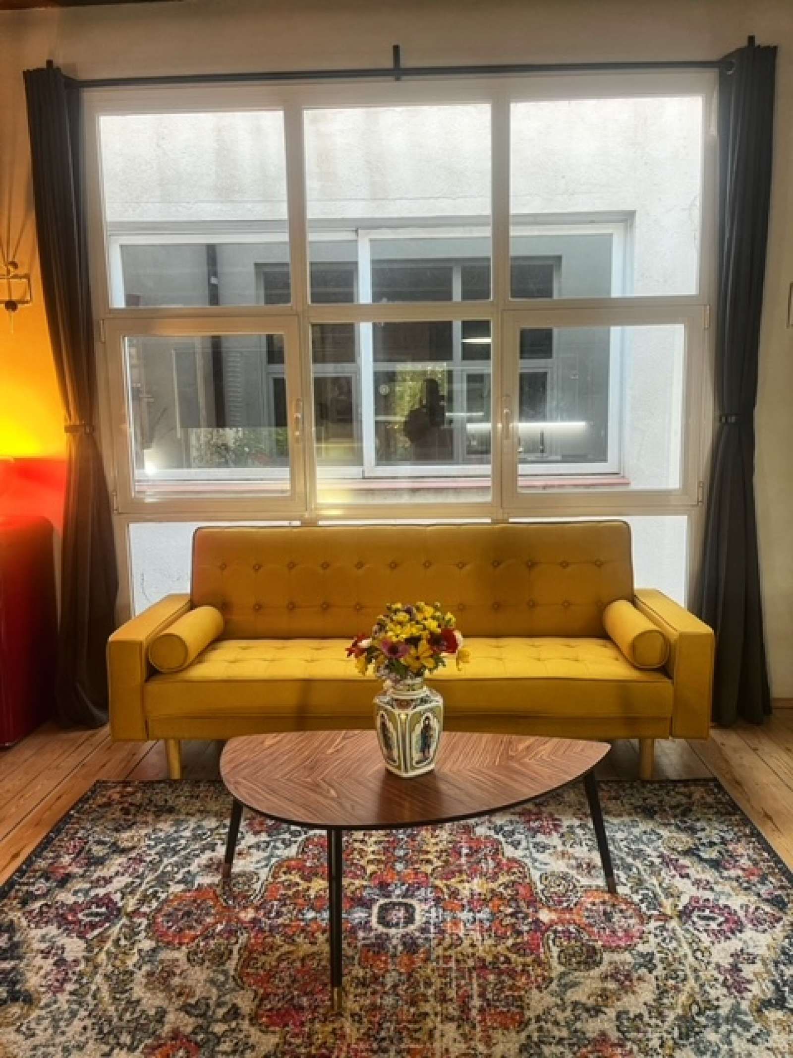 Sala d'estar de Pis per a compartir en  Barcelona Capital amb Aire condicionat i Terrassa