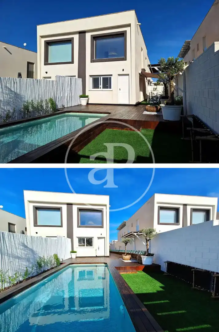 Schwimmbecken von Haus oder Chalet zur Miete in Santa Pola mit Klimaanlage, Heizung und Privatgarten