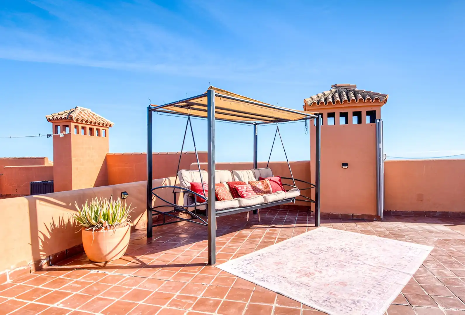 Terrace of Attic for sale in Manilva  with Air Conditioner, Terrace and Swimming Pool