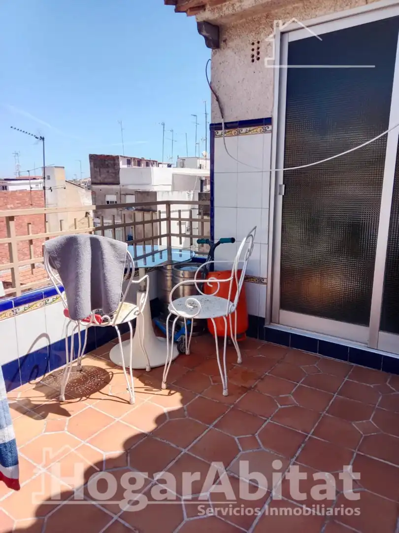 Terraza de Ático en venta en Algemesí con Terraza, Trastero y Amueblado