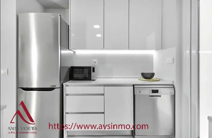 Cocina de Casa o chalet de alquiler en San Pedro del Pinatar con Aire acondicionado, Jardín privado y Amueblado