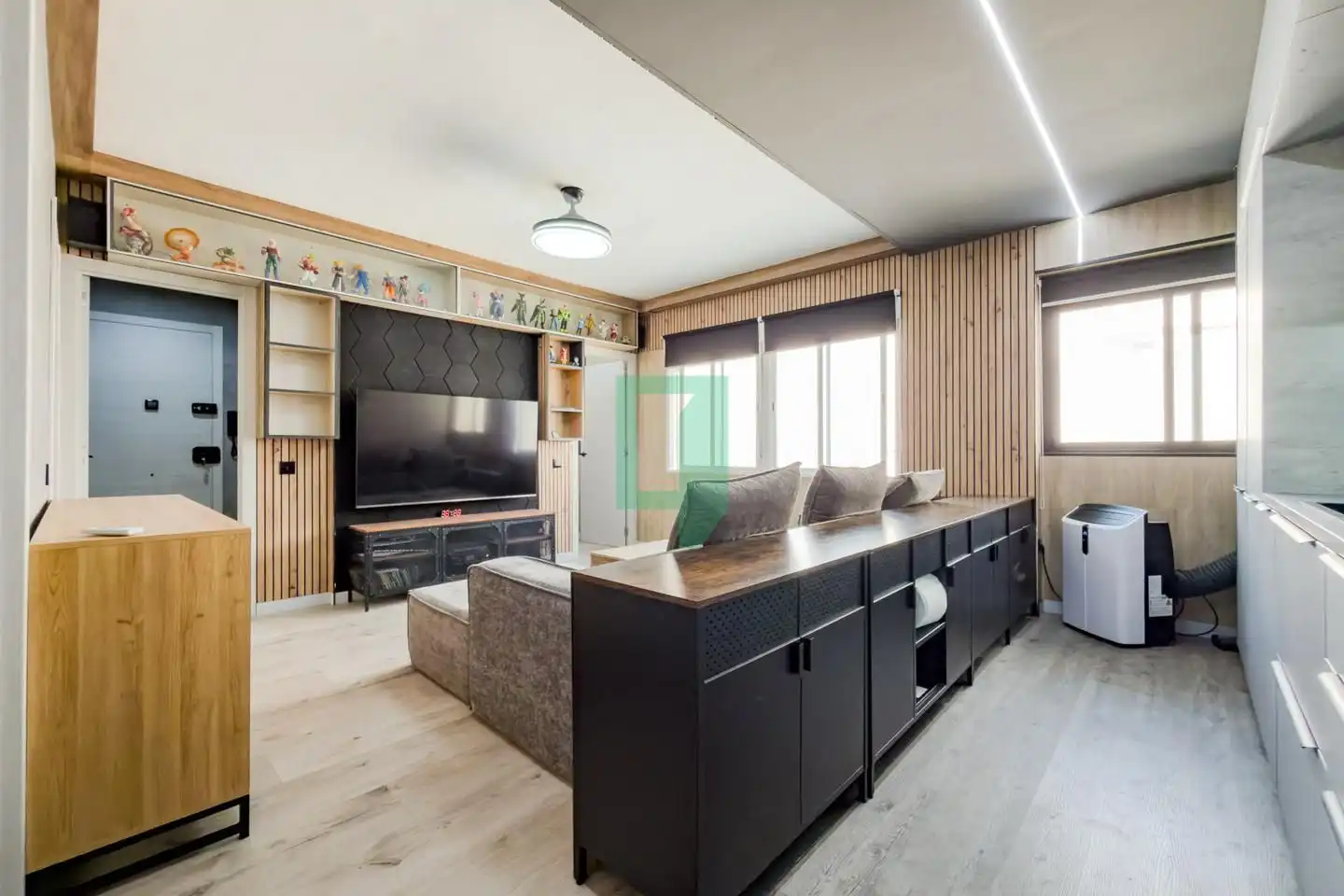Sala de estar de Piso en venta en Badalona