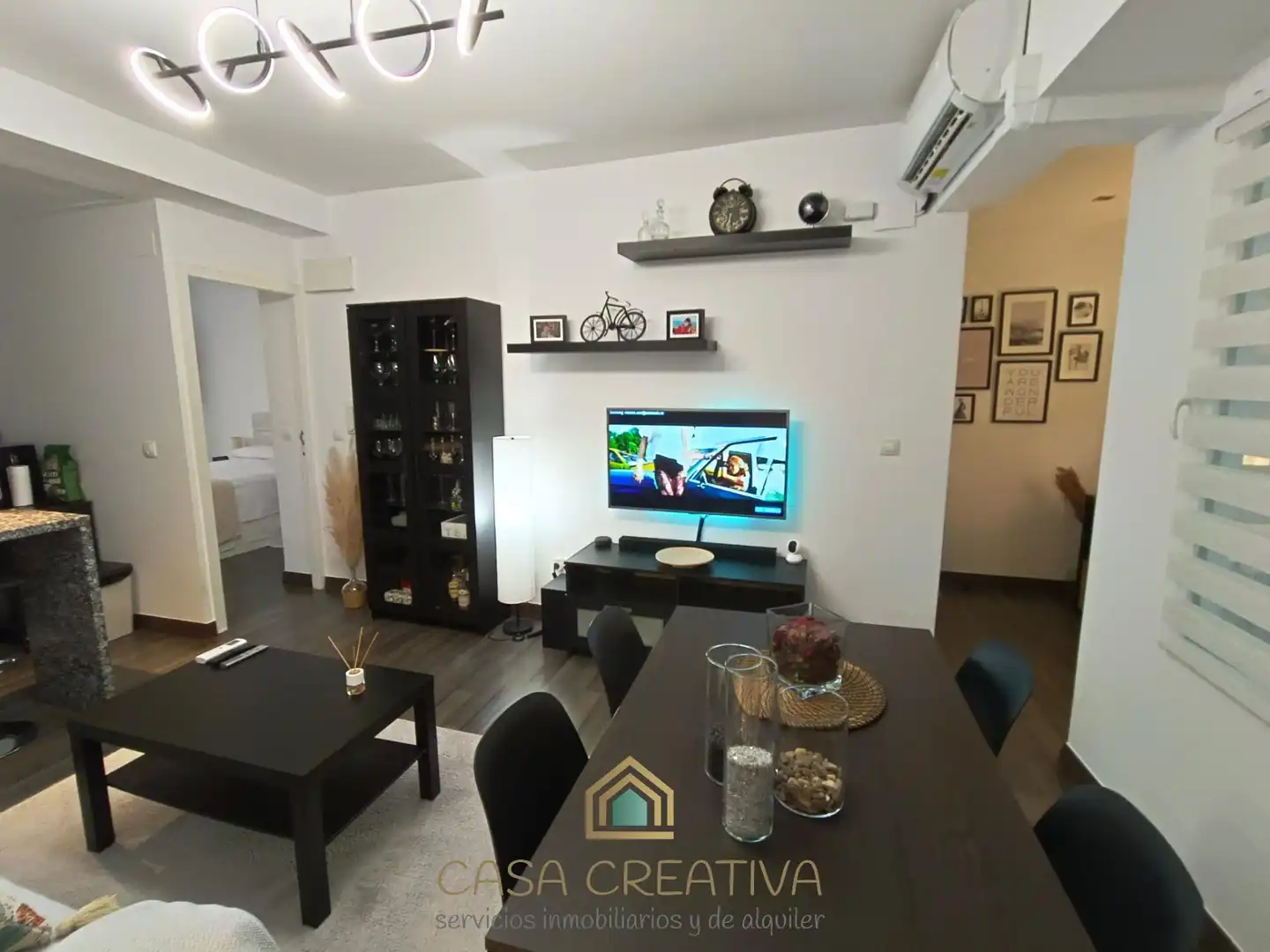 Living room of Flat for sale in Alzira  with Air Conditioner, Heating and Furnished