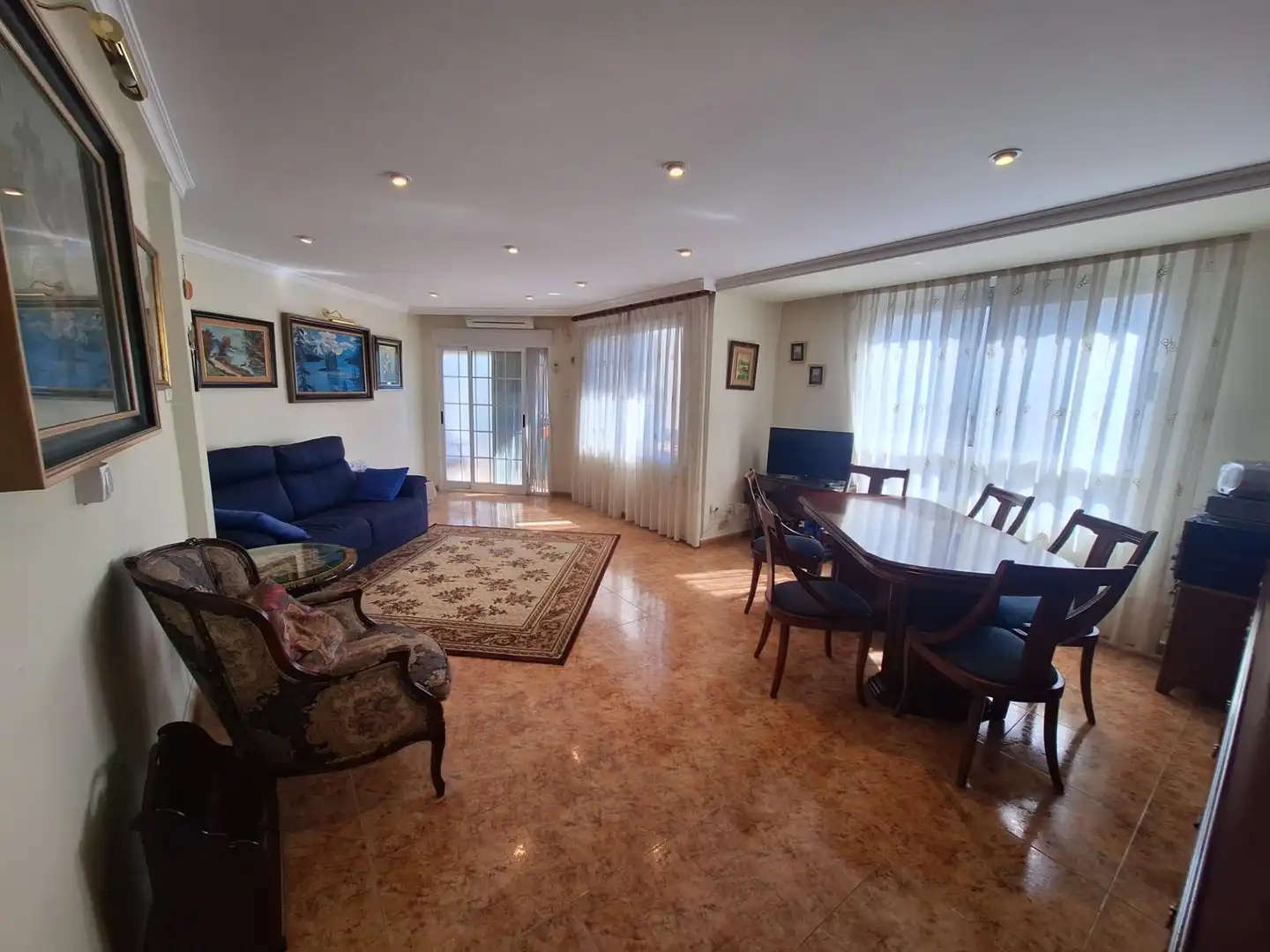Sala de estar de Piso en venta en Alzira con Aire acondicionado y Balcón