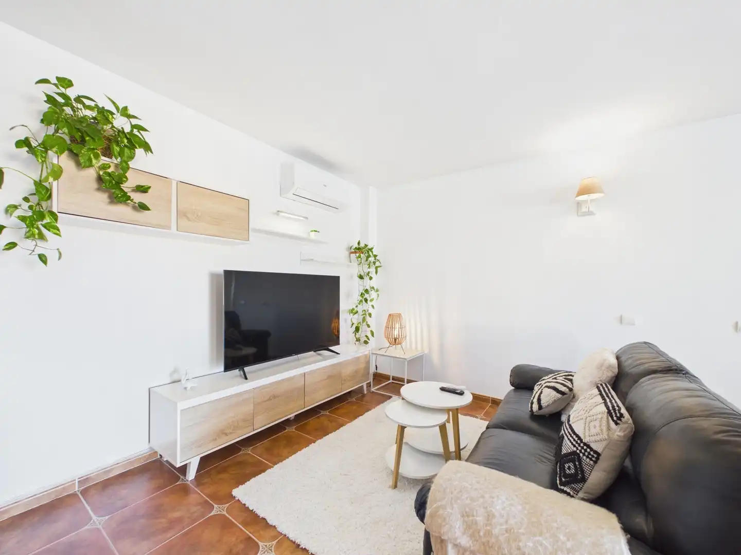 Sala d'estar de Àtic en venda en Llucmajor amb Aire condicionat, Terrassa i Moblat