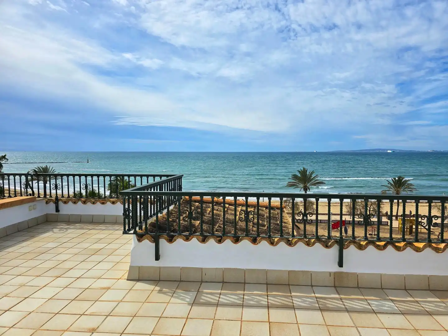 Terrassa de Pis de lloguer en  Palma de Mallorca amb Calefacció, Parquet i Terrassa